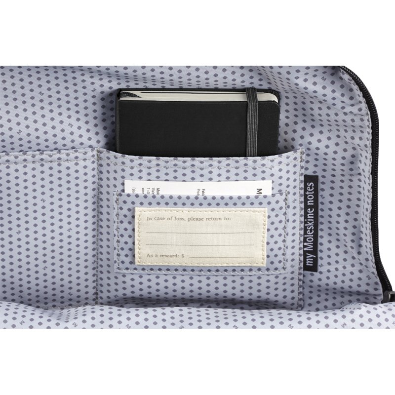 Moleskine Classic 2.0 Pro sac à dos notebook, noir, 17,3 pouces, doublé